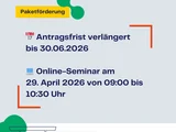 Hinweis zur Fristverlängerung für eine Projekteinreichung