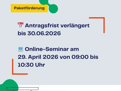 Hinweis zur Fristverlängerung für eine Projekteinreichung