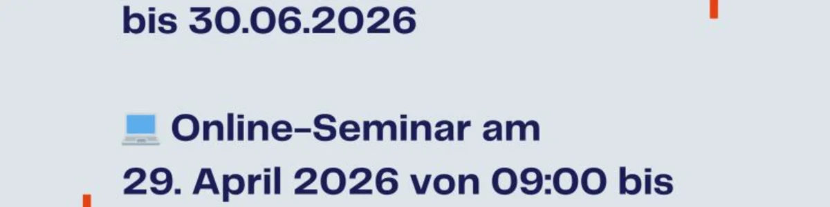 Hinweis zur Fristverlängerung für eine Projekteinreichung