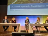 Podiumsdiskussion beim Jahreskongress der Energieagentur