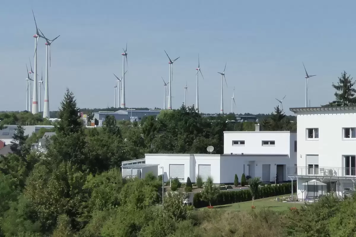 Windkraftanlagen bei Simmern im Rhein-Hunsrück-Kreis