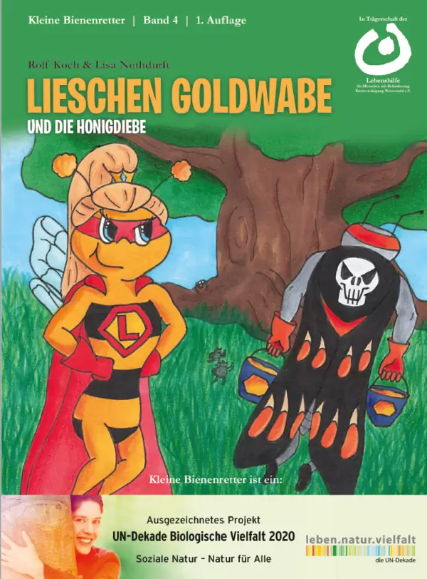 Cover des Buchs Lieschen Goldwabe und die Honigdiebe