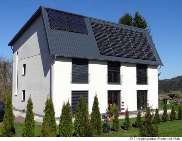 Haus mit PV Anlage