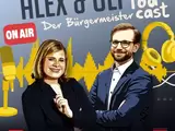 Bild mit Bürgermeisterin Alexandra Marzi (Verbandsgemeinde Wirges) und Bürgermeister Ulrich Richter-Hopprich