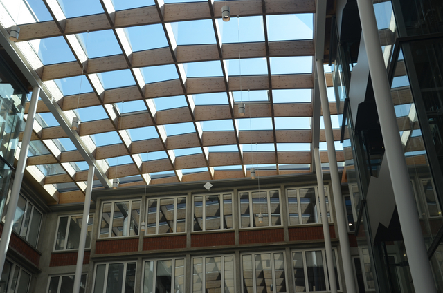 Glasüberdachung des MVZ