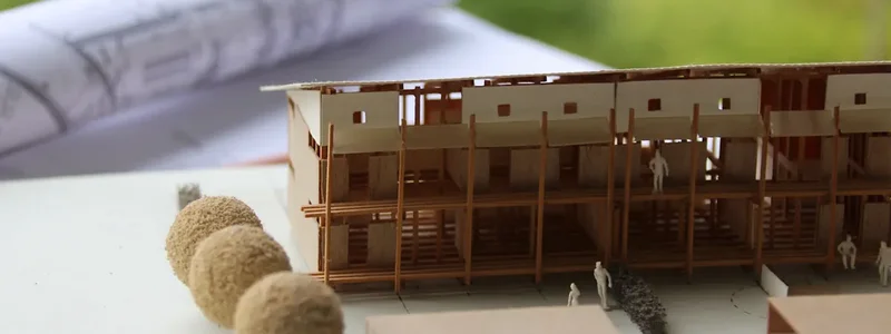 Modellhaus aus Holz