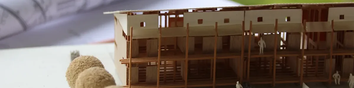 Modellhaus aus Holz