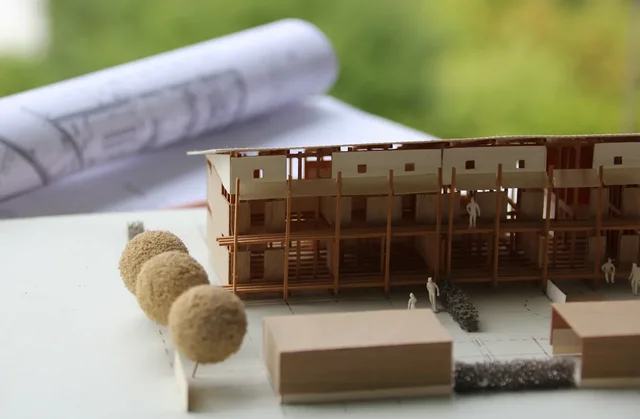 Modellhaus aus Holz