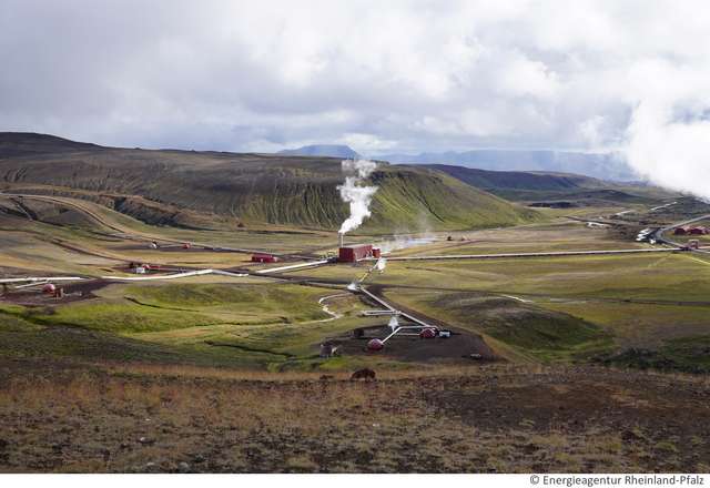 Geothermieanlage in Island