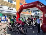 Radfahrer starten beim STADTRADELN in der Verbandsgemeinde Bad Marienberg