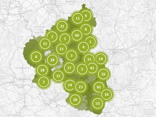 screenshot aus dem Energieatlas Rheinland-Pfalz, Rubrik Konzepte