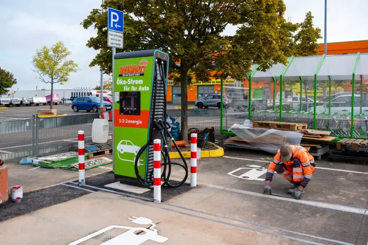 Errichtung Ladesäule-Anbringung Anfahrtsschutz